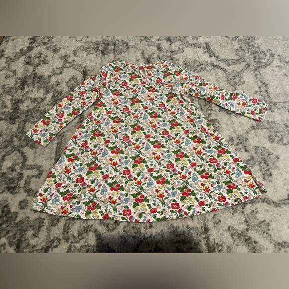 Mini Boden ivory autumn berry unicorn dress. Size 3-4. - Picture 7 of 7